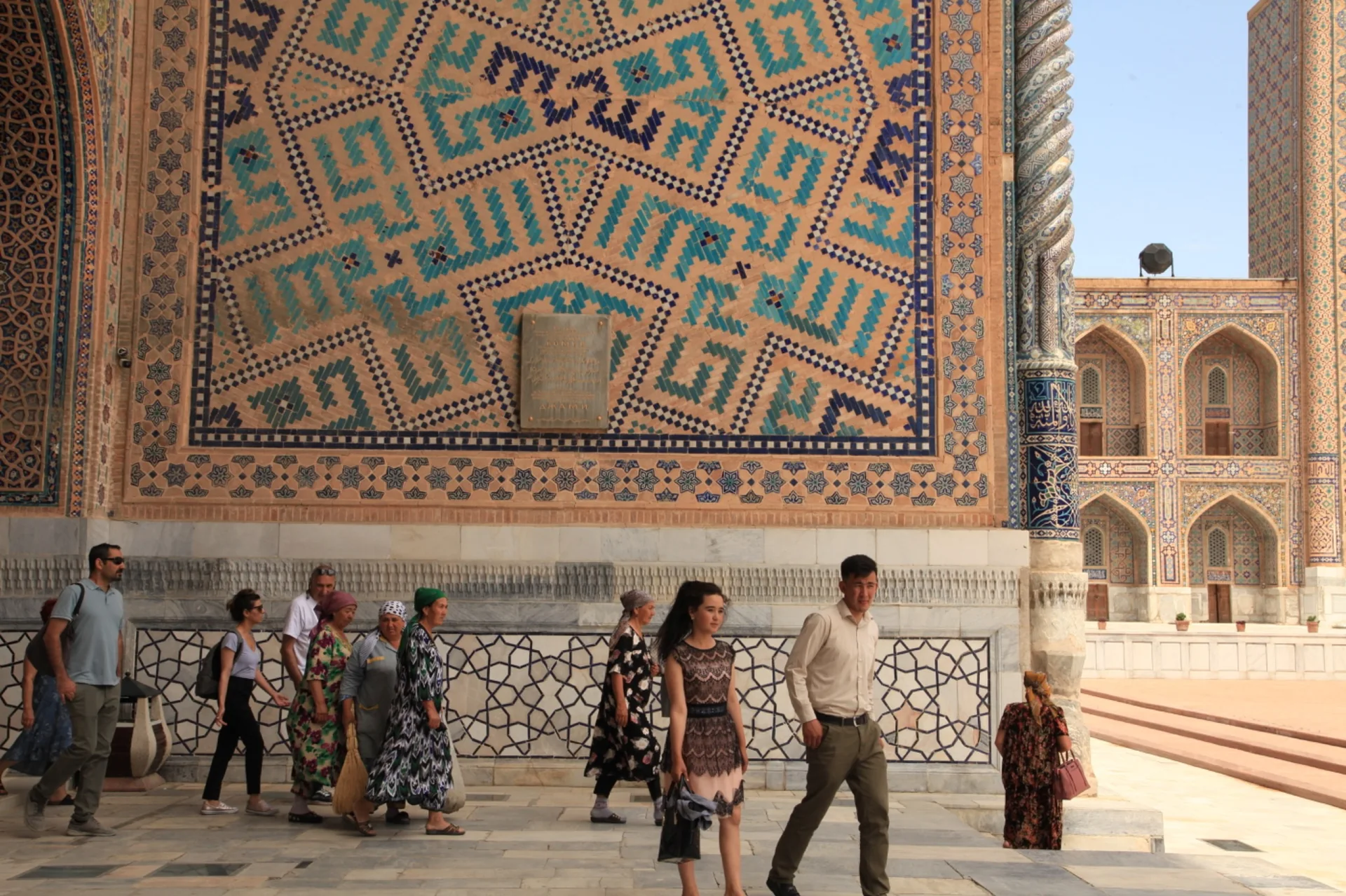Wzory i mozaiki Samarkandy podczas wyjazdu incentive do Uzbekistanu